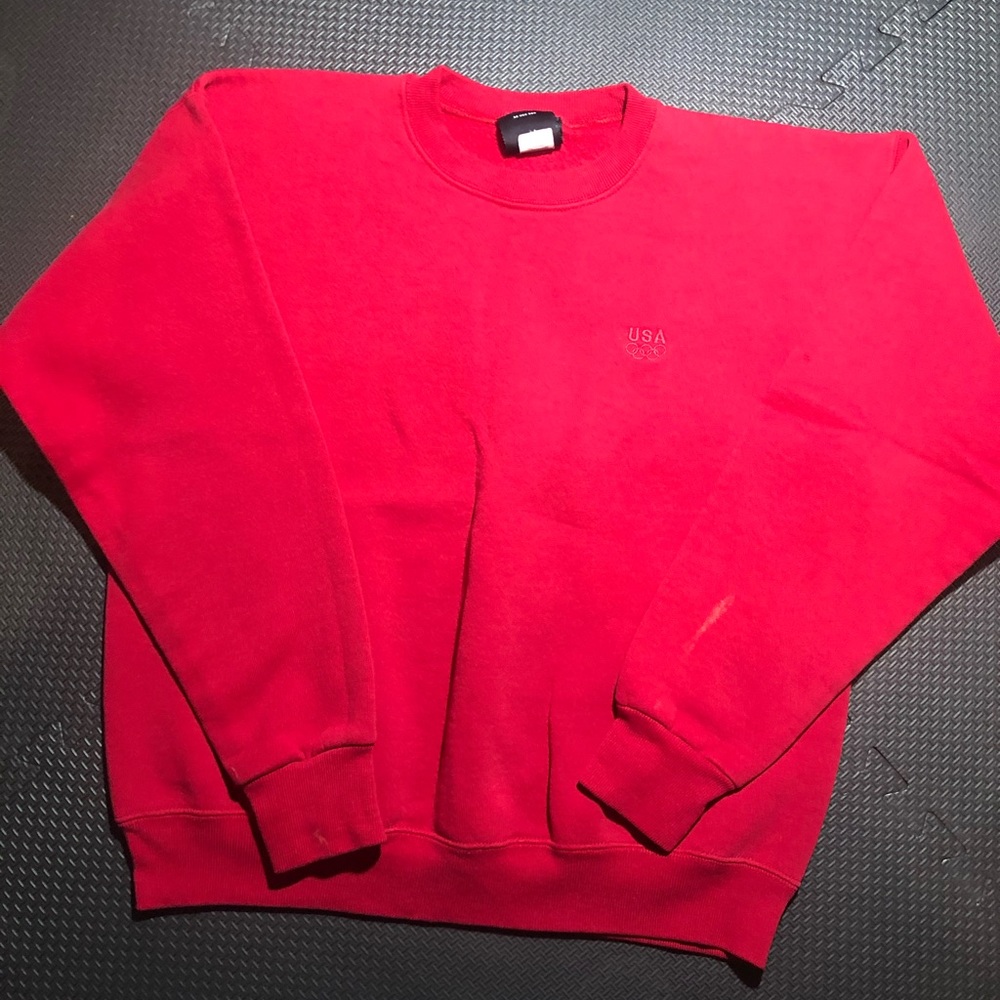 VINTAGE USA OLYMPICS CREWNECK MENS L MADE IN USA